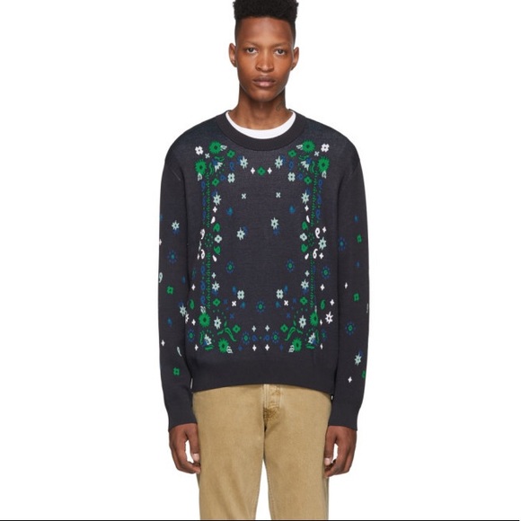 Opening Ceremony *like new* Jacquard Sweater 💙💚 - Picture 5 of 7